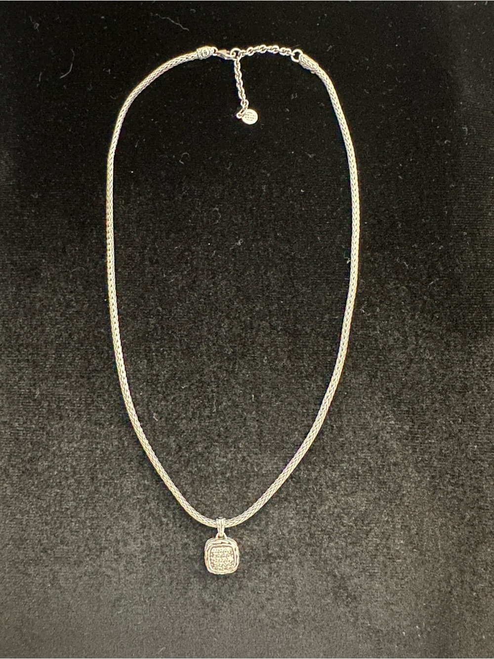 John Hardy Classic Chain Diamond Pendant Necklace
